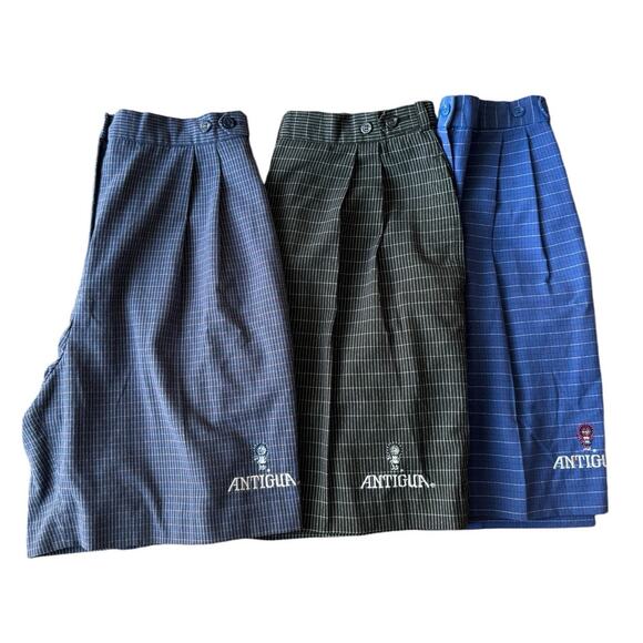 Vintage Antigua of Scottsdale plaid  Bermuda shorts bundle of 3 size 12 - Picture 1 of 12